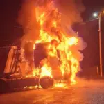 Kod Tuzle izgorjela dva kamiona