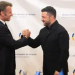 Volodimir Zelenski i Emmaneul Macron