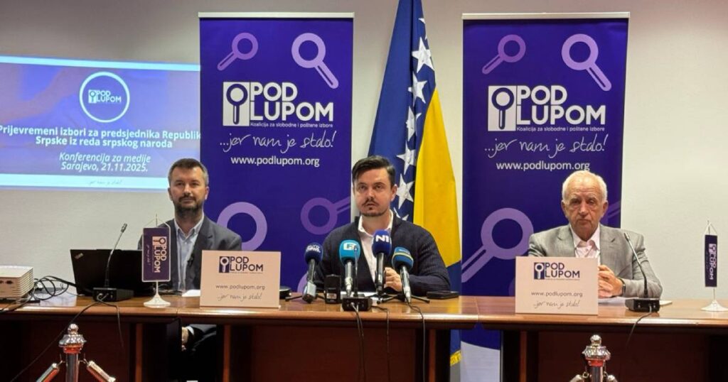 Press konferencija Koalicije “Pod lupom”