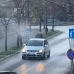 Objavljen video pucnjave u Kalesiji: Policija puca na vozilo u kojem se nalaze pljačkaši