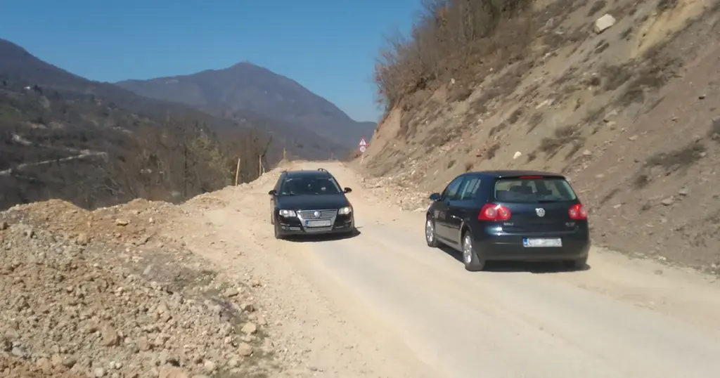 Prizor sa putnog pravca Foča – Šćepan Polje