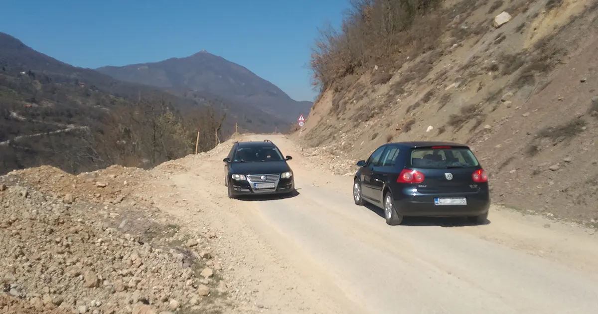 Prizor sa putnog pravca Foča – Šćepan Polje