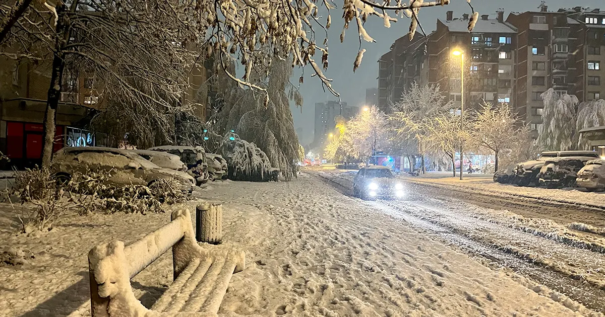 Snijeg u Sarajevu