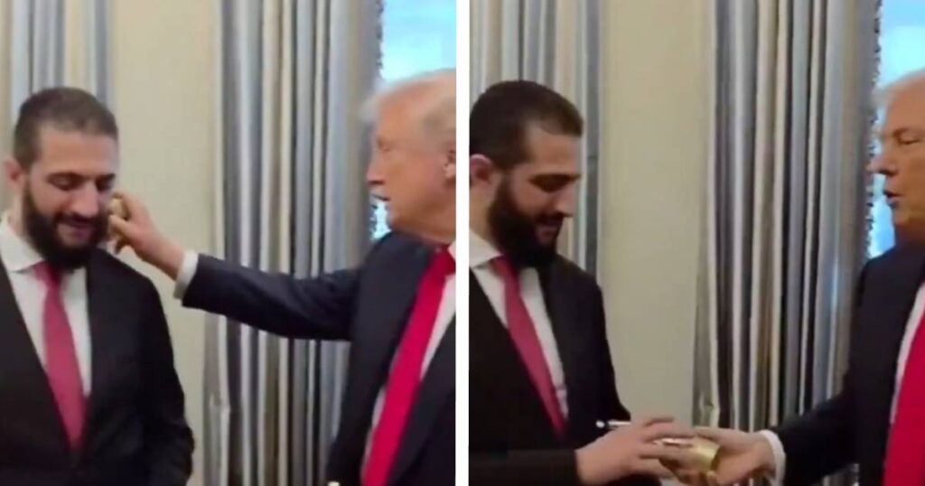 Trump pošpricao sirijskog predsjednika parfemom: “Koliko imaš žena?”