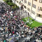 tuzla protest gradjana ispred zgrade mup tk