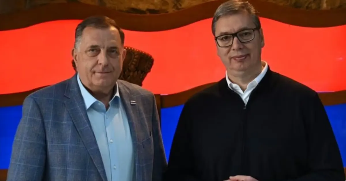 Milorad Dodik i Aleksandar Vučić