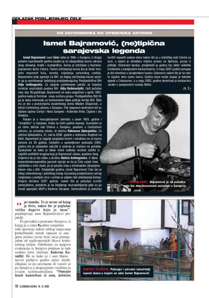 Tekst Slobodne Bosne iz decembra 2008. godine