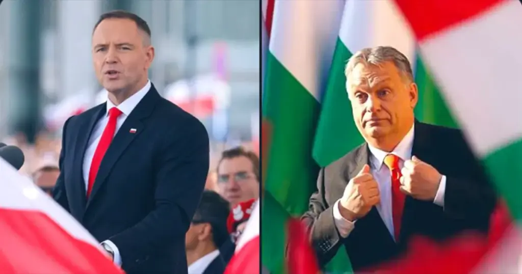 Karol Nawrocki i Viktor Orban