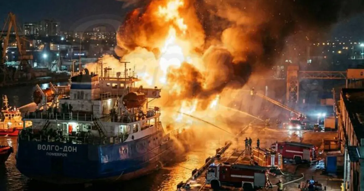 Pogođen tanker u Rostovu