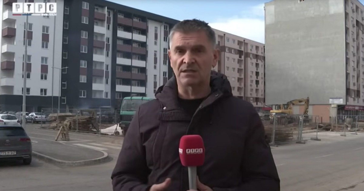 Gvozden Šarac tokom priloga na RTRS-u