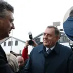 Plenkovića dočekali Dodik i Čović