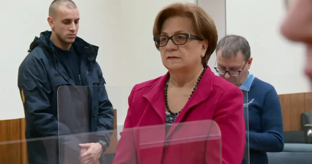 Slavica Injac na izricanju presude
