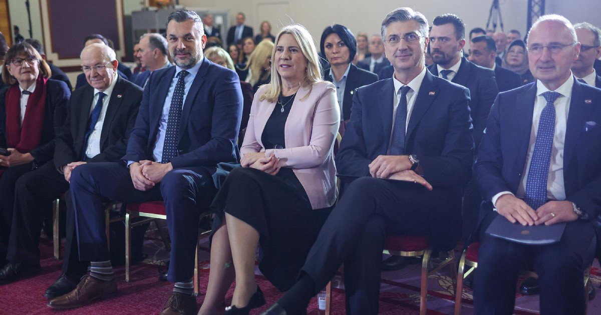 Elmedin Konaković, Željka Cvijanović i Andrej Plenković
