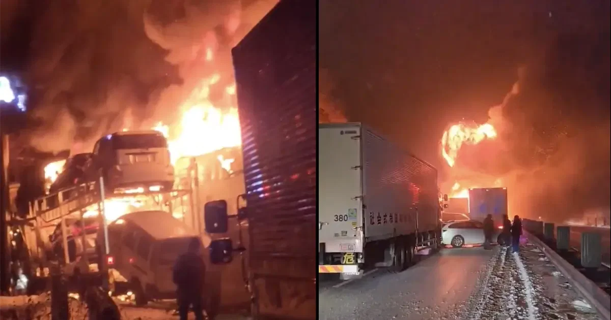 Lančani sudar na autoputu