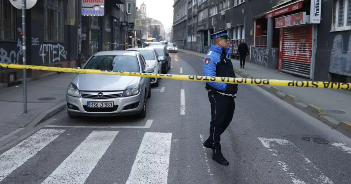 Policija u centru Sarajeva