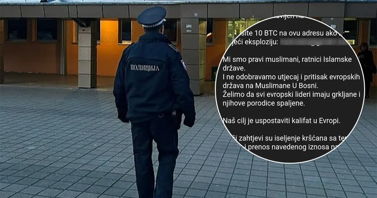 Sadržaj poruke koje su dobile škole u RS i TK