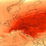 Na slici odstupanje temperature od prosjeka u periodu od 09. do 14.12.