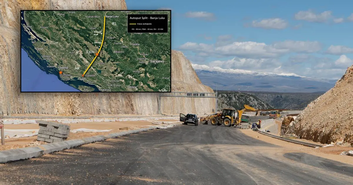 Planirana trasa autoputa