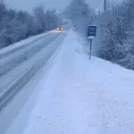 Snijeg na Manjači