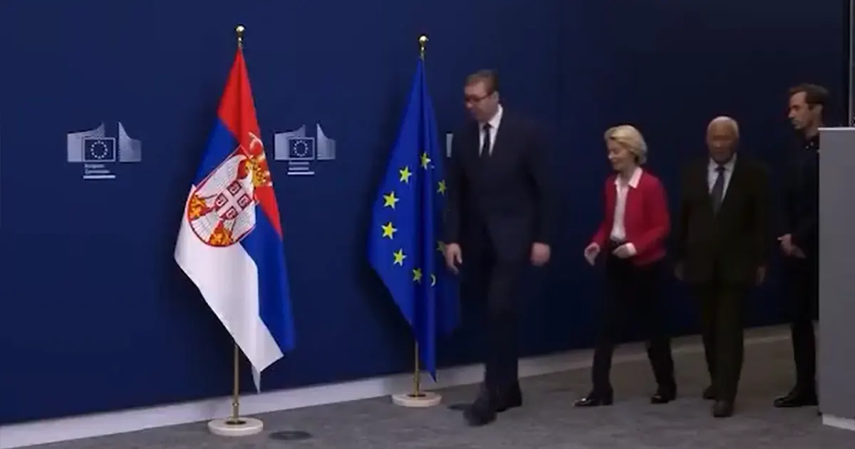 Vučić i Von der Leyen