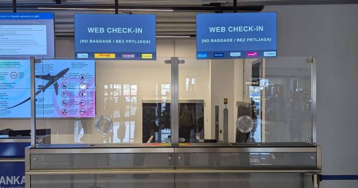 web check-in aerodrom sarajevo