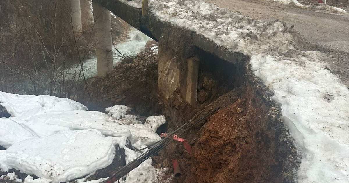 Klizište na putu Sarajevo Foča
