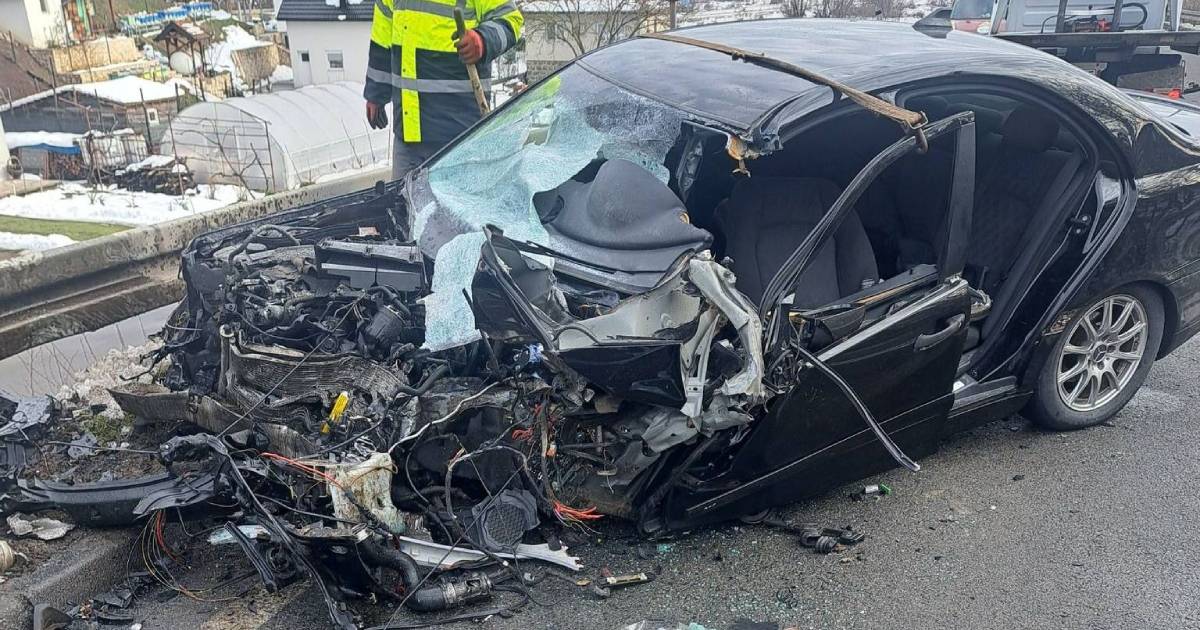 Saobraćajna nesreća na izlazu iz tunela