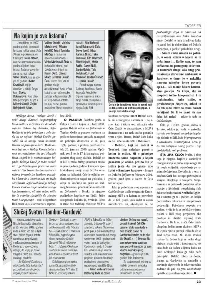 Tekst Starta iz septmbra 2004. godine