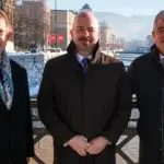Čelnici AAFS sa Ginkelom (u sredini)
