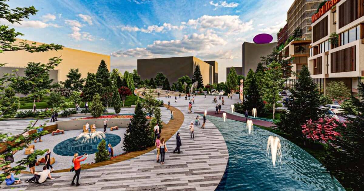 Arhitektonsko rješenje trga s parkom oko WTC Sarajevo
