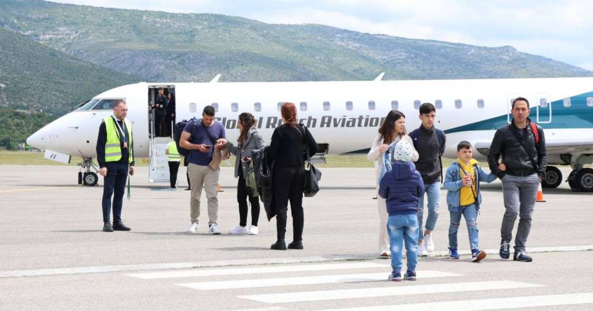 Mostarski aerodrom bilježi rast: Broj putnika u aprilu veći za 100 posto