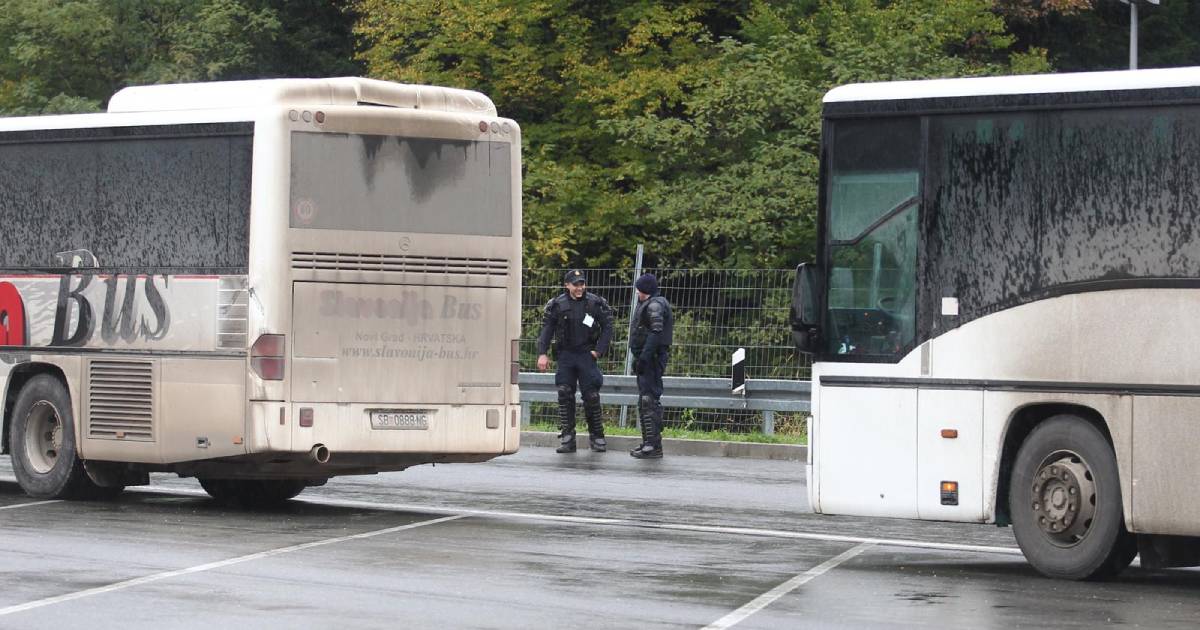 Kažnjeni autobusi na hrvatskoj granici