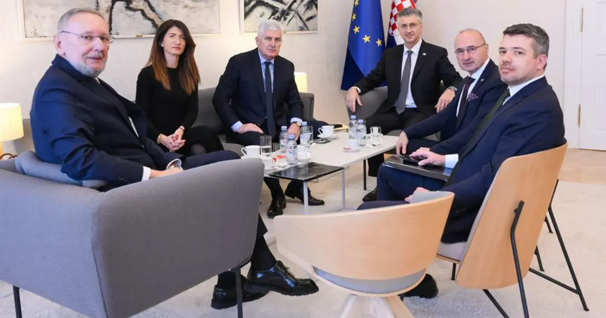 Čović razgovarao s Plenkovićem