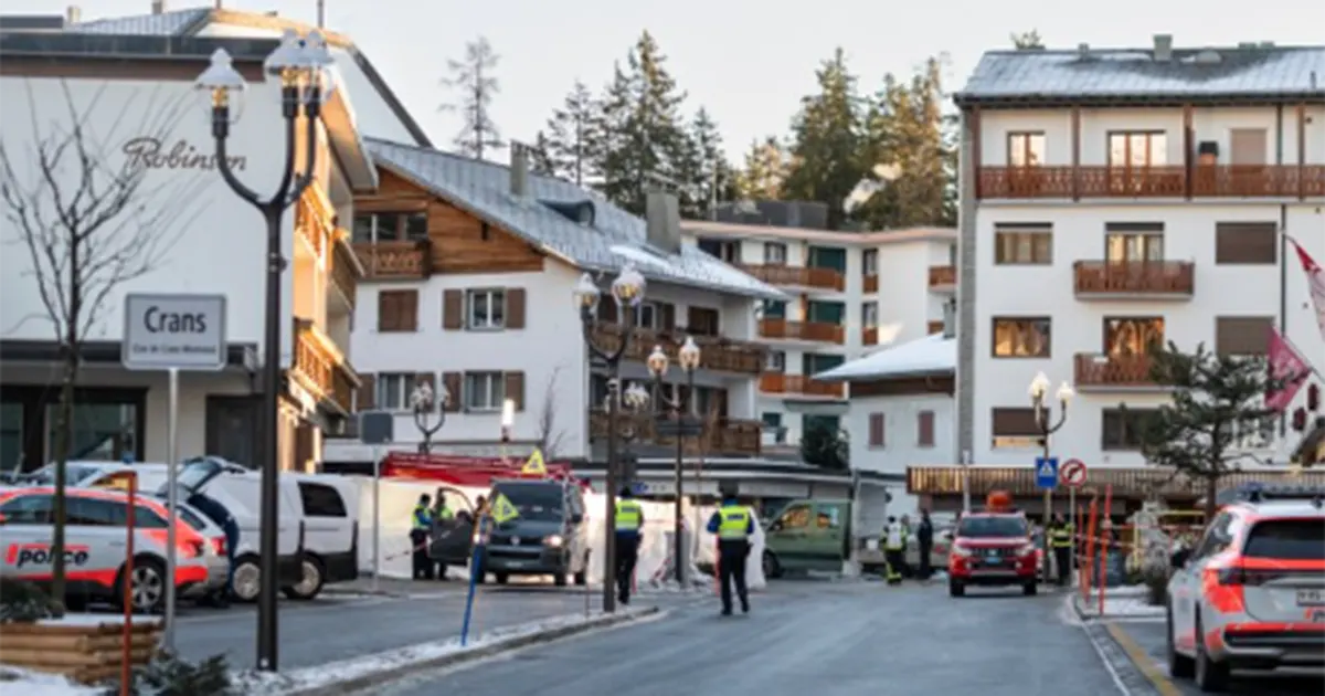 Požar u Crans-Montani