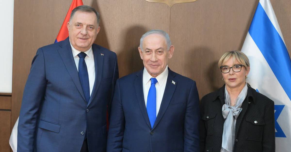 Milorad Dodik Benjamin Netanyahu