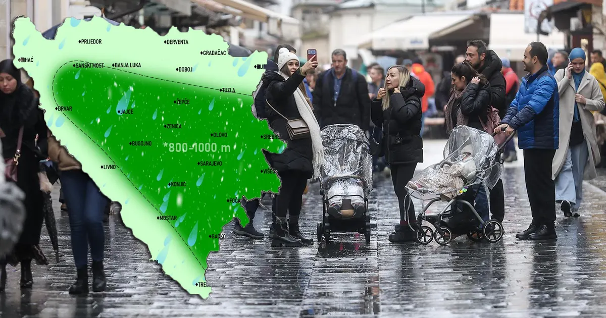 Najavljene nove padavine u BiH