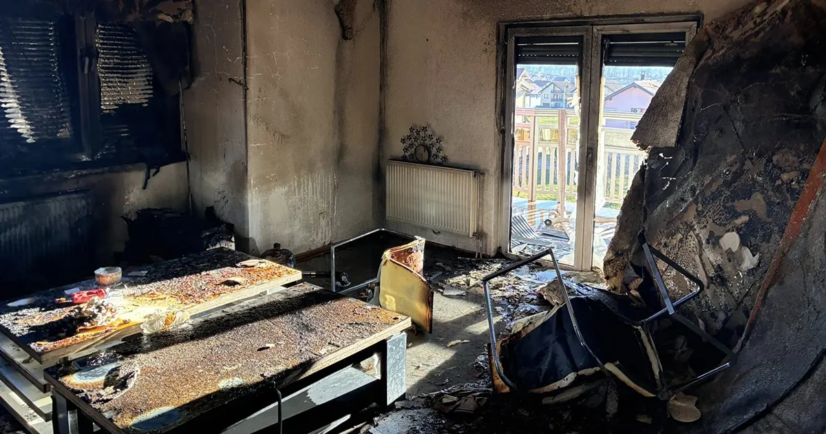 Požar je potpuno uništio porodičnu kuću