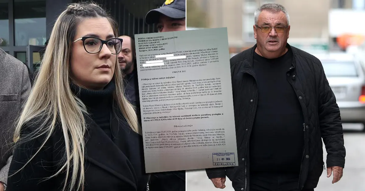 Odbijena tužba Alise Ramić (Mutap) protiv Muriza Memića