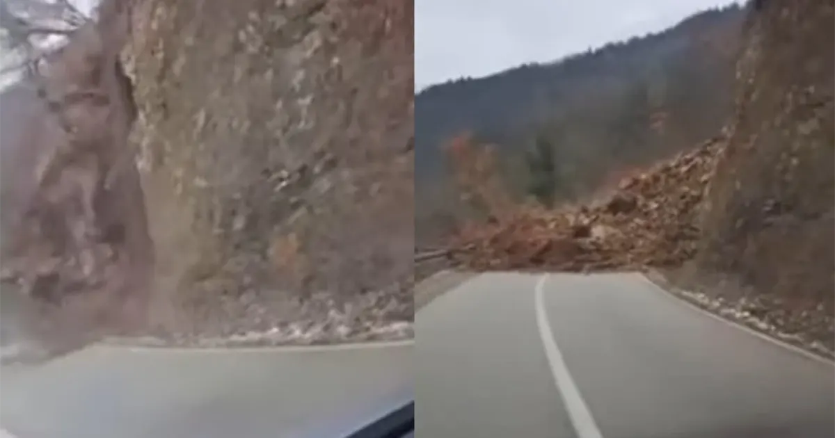 Odron zamalo završio tragedijom