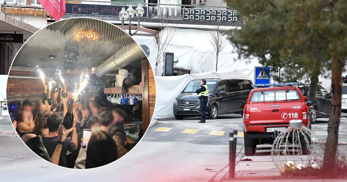Požar u Crans Montani