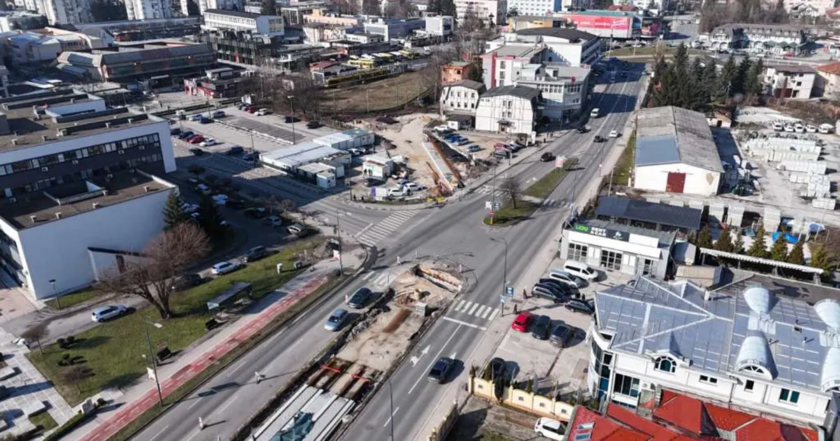 počinju radovi na posljednoj raskrsnici na tramvajskoj pruzi Ilidža-Hrasnica