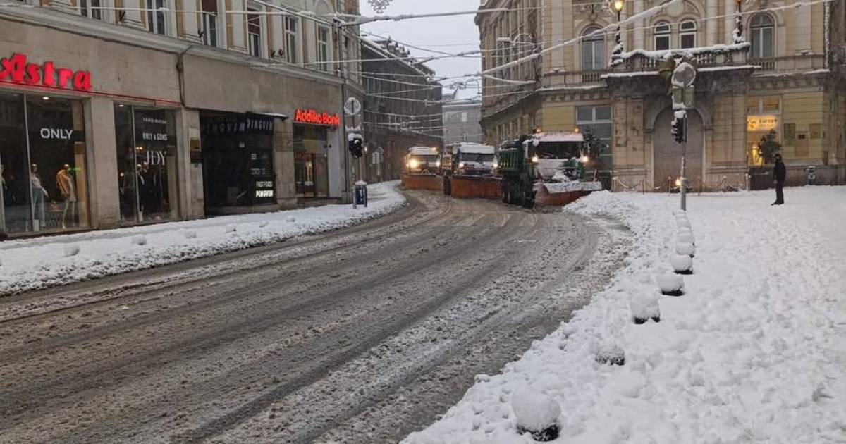 Čišćenje snijega u Sarajevu