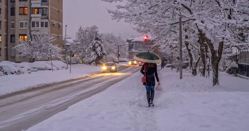 Snijeg u Sarajevu