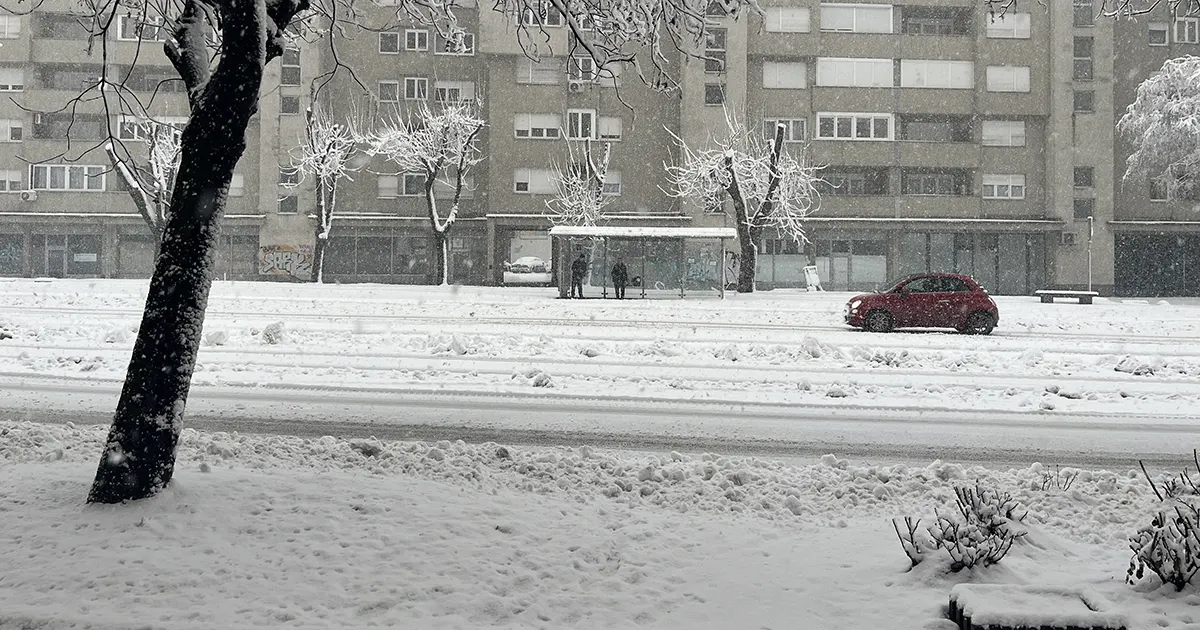 tuzla snijeg
