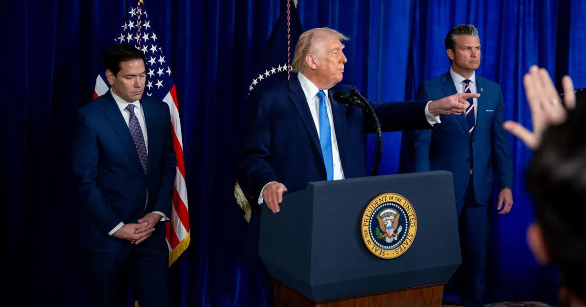 Trump, Rubio i Hegseth