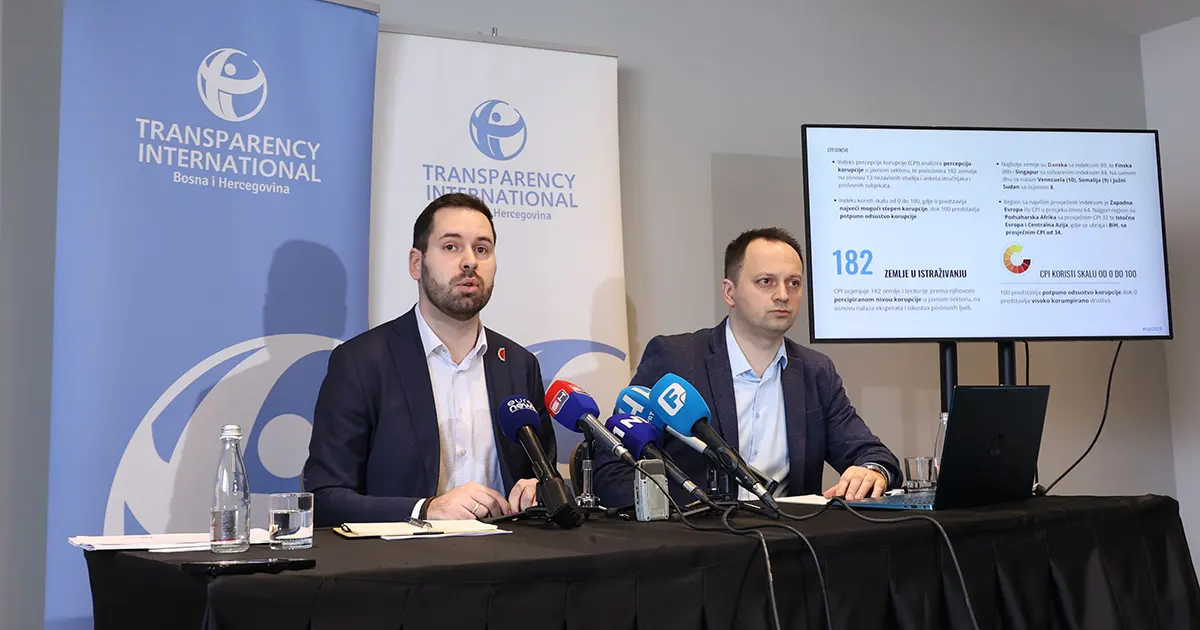 BiH među četiri najlošije pozicionirane zemlje u Evropi po stanju korupcije