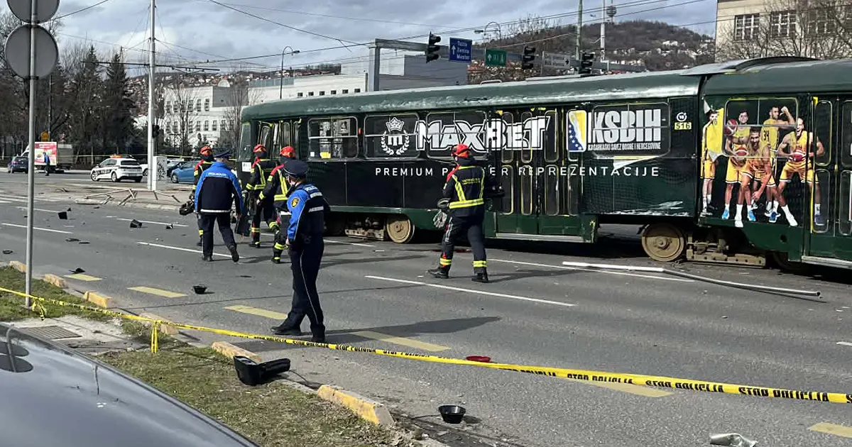 Iskočio tramvaj u centru Sarajeva