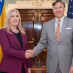 Christopher Landau i Željka Cvijanović
