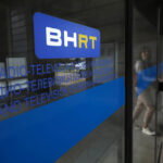 Zgrada i logo Radiotelevizije Bosne i Hercegovine (BHRT)