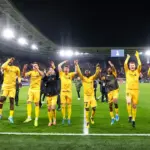 Slavlje igrača Bodo Glimta nakon pobjede nad Interom